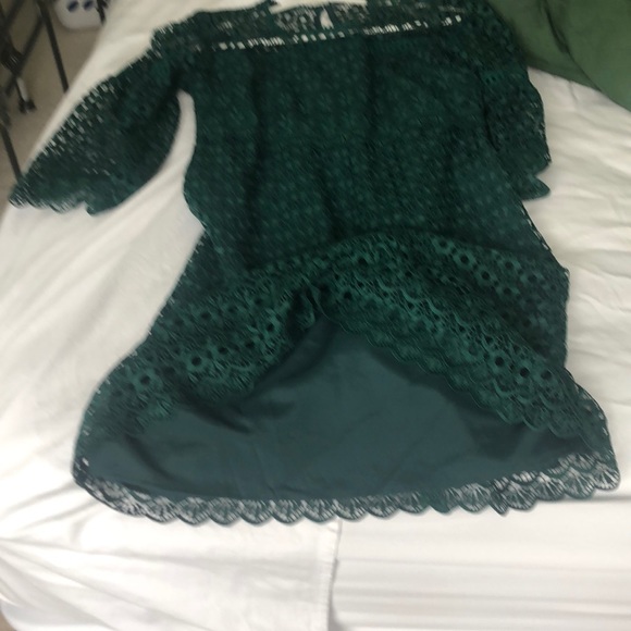 Jcrew NWT!! *RARE*. “Spicy Jade” 🌶 lace dress - Picture 5 of 5